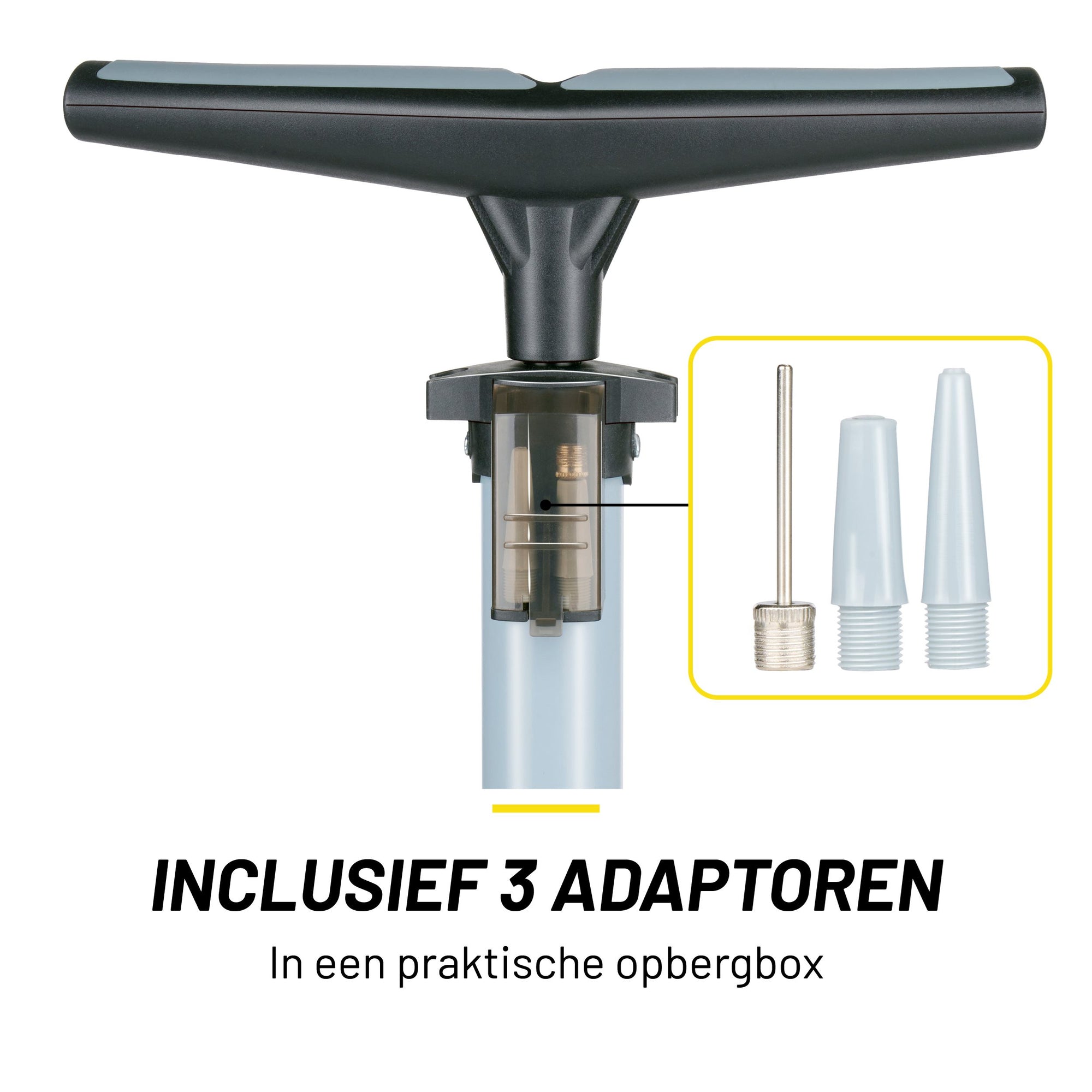 DUNLOP FIETSPOMP MET DRUKMETER MANOMETER - Tuincentrum Lopik