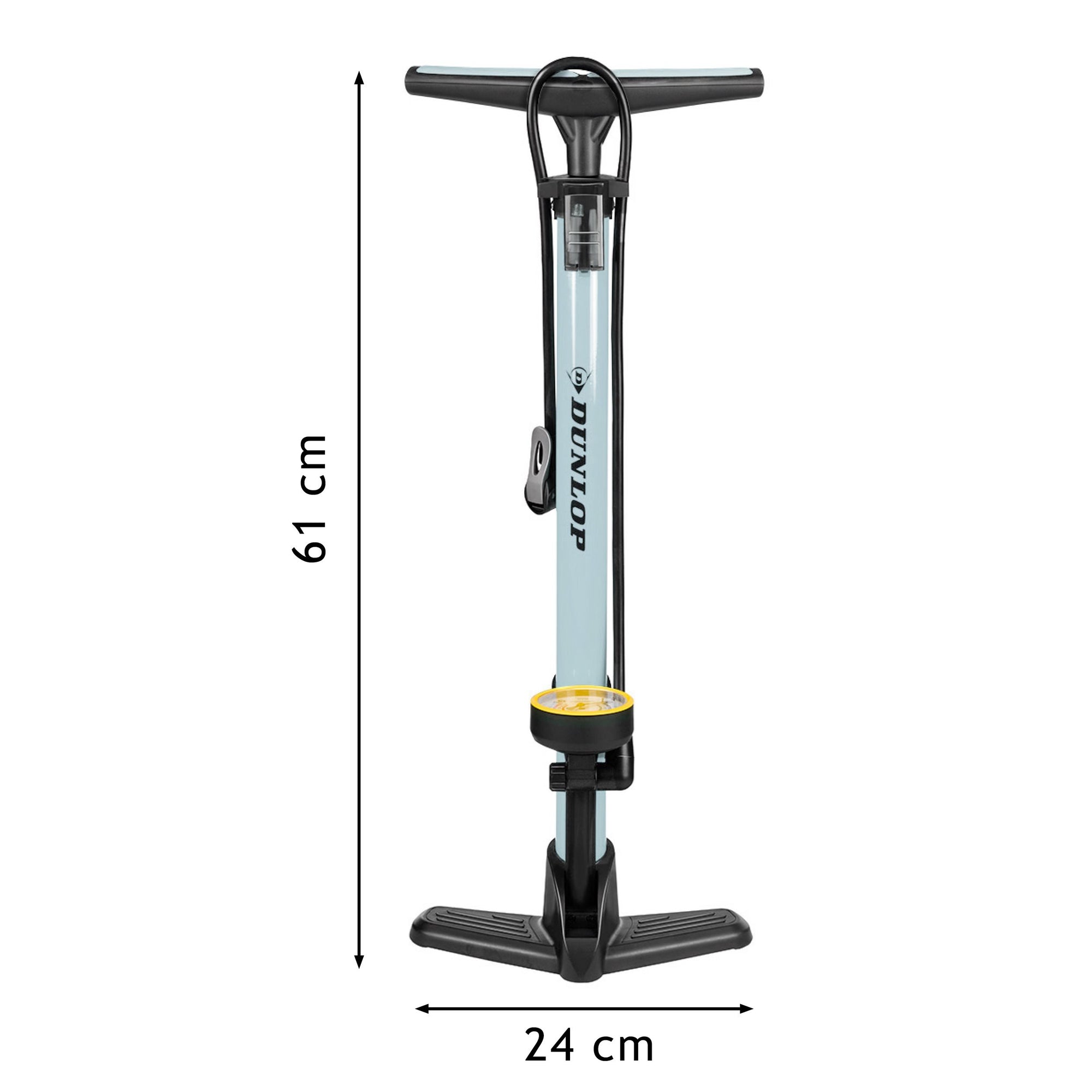 DUNLOP FIETSPOMP MET DRUKMETER MANOMETER - Tuincentrum Lopik