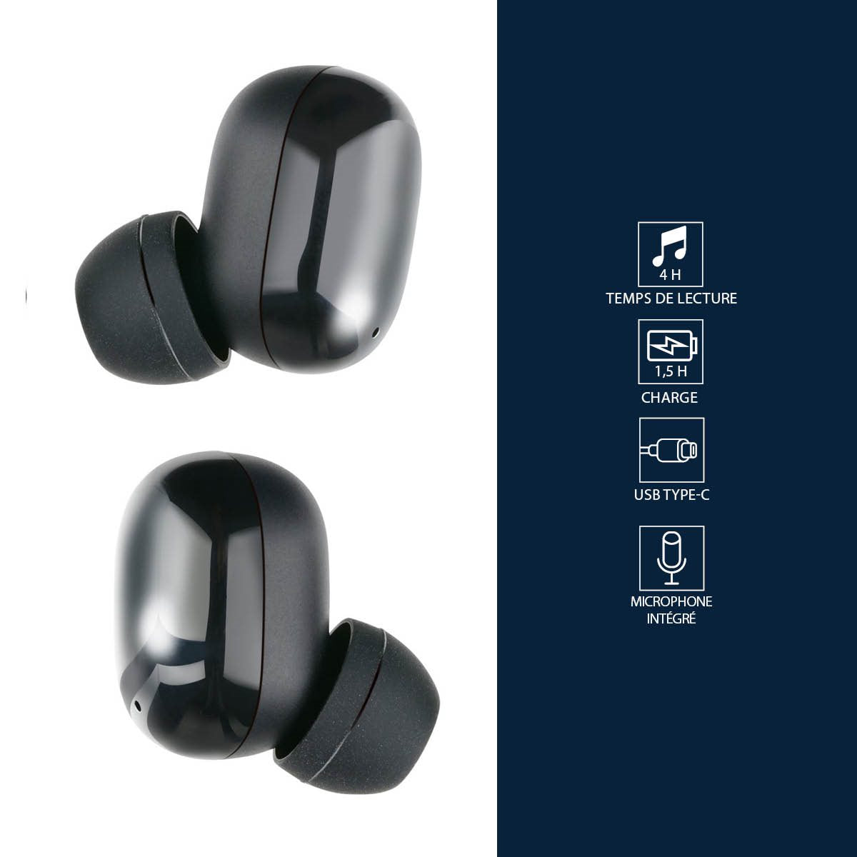 GRUNDIG DRAADLOZE BLUETOOTH OORDOPJES ANC BLUETOOTH 5.3 - Tuincentrum Lopik