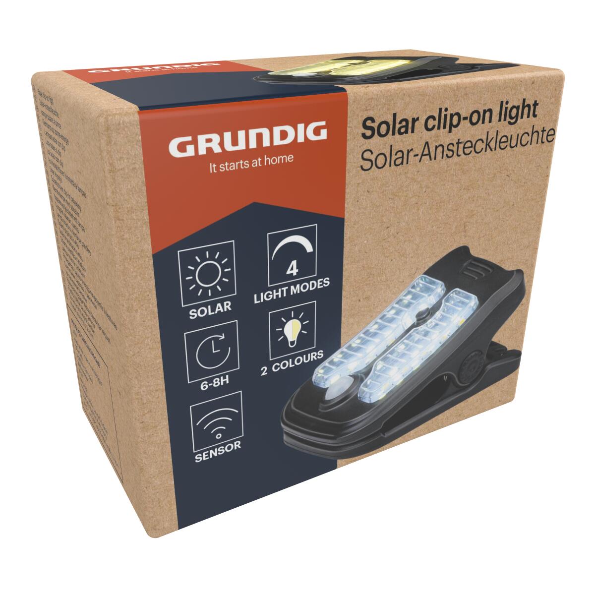 GRUNDIG SOLAR TUINLAMP CLIP 9,3 CM - Tuincentrum Lopik
