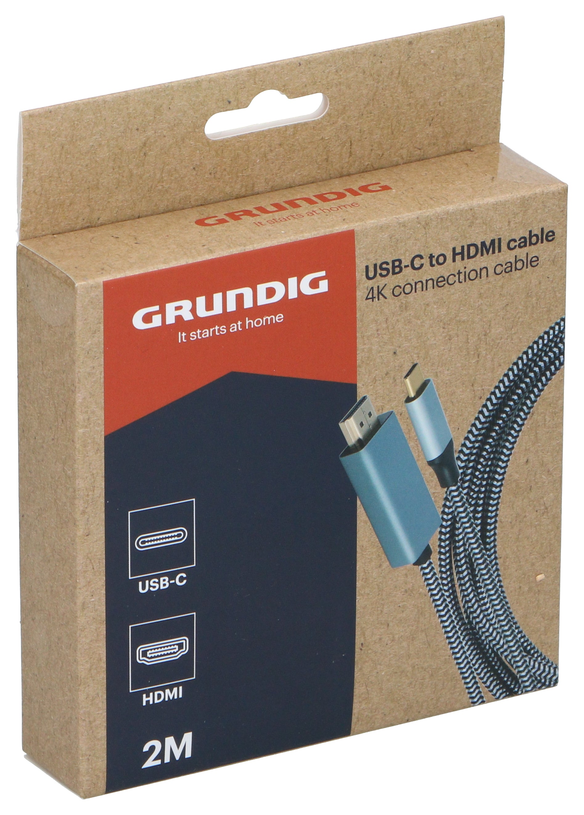 GRUNDIG USB-C NAAR HDMI KABEL 4K 2M - Tuincentrum Lopik