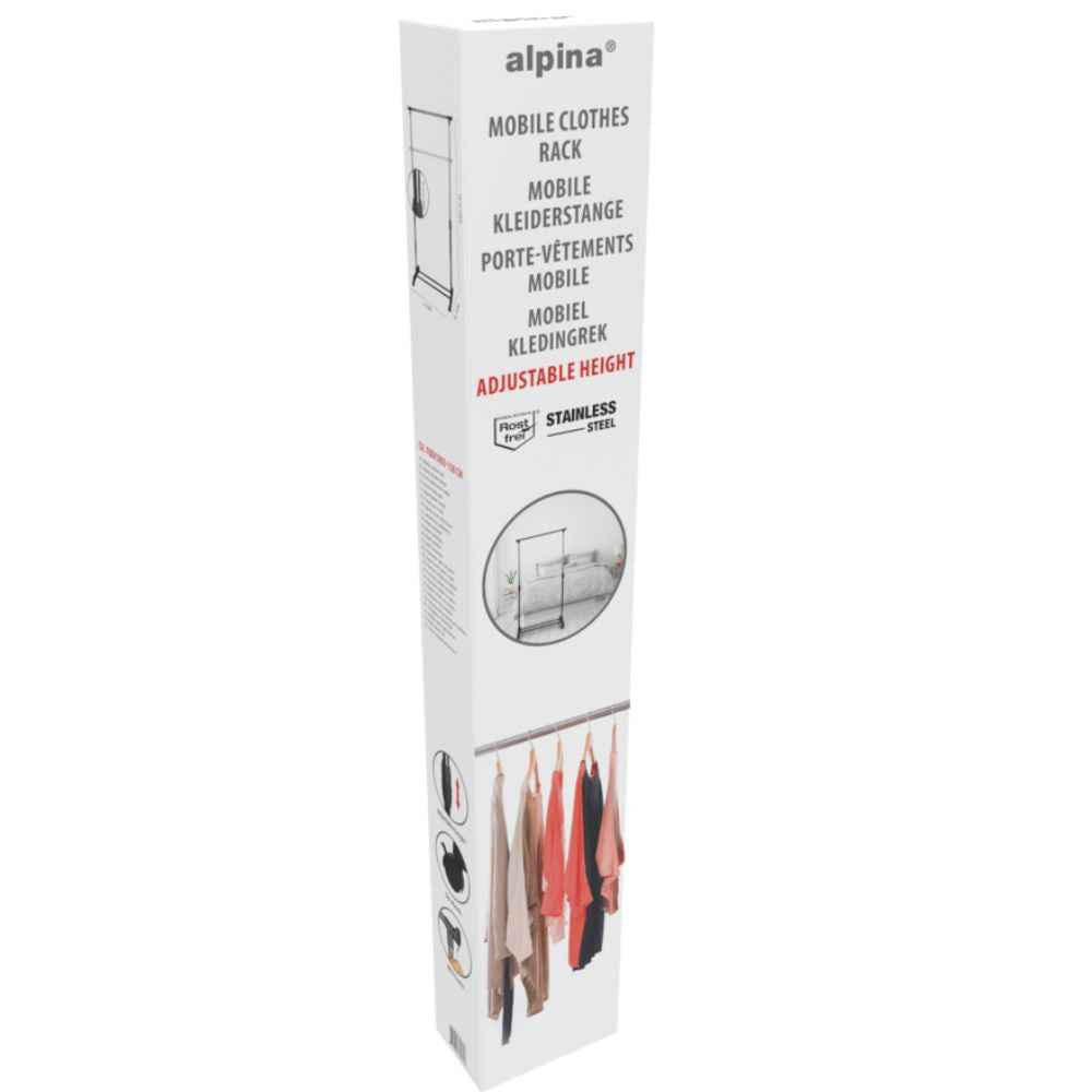 ALPINA KLEDINGREK 78X41X93-158CM - Tuincentrum Lopik