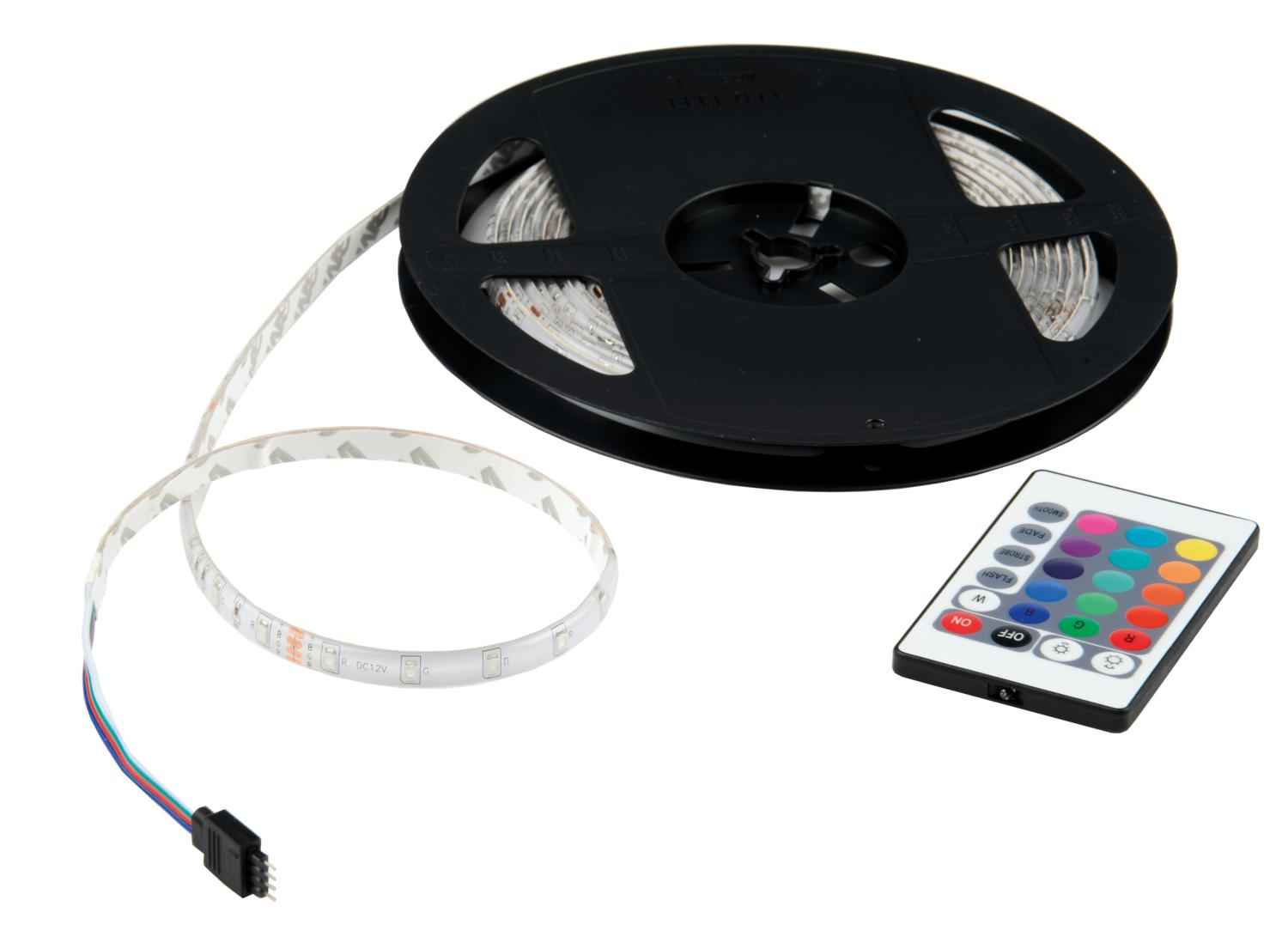 GRUNDIG FLEXIBELE LED-STRIP RGB 3 METER 16 KLEUREN - Tuincentrum Lopik