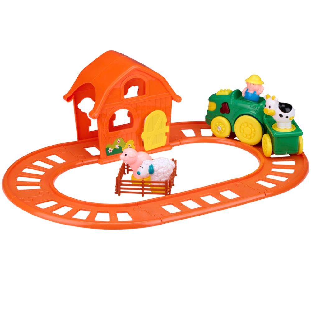 EDDY TOYS BOERDERIJ TREINSET 15-DELIG MET BATTERIJ - Tuincentrum Lopik