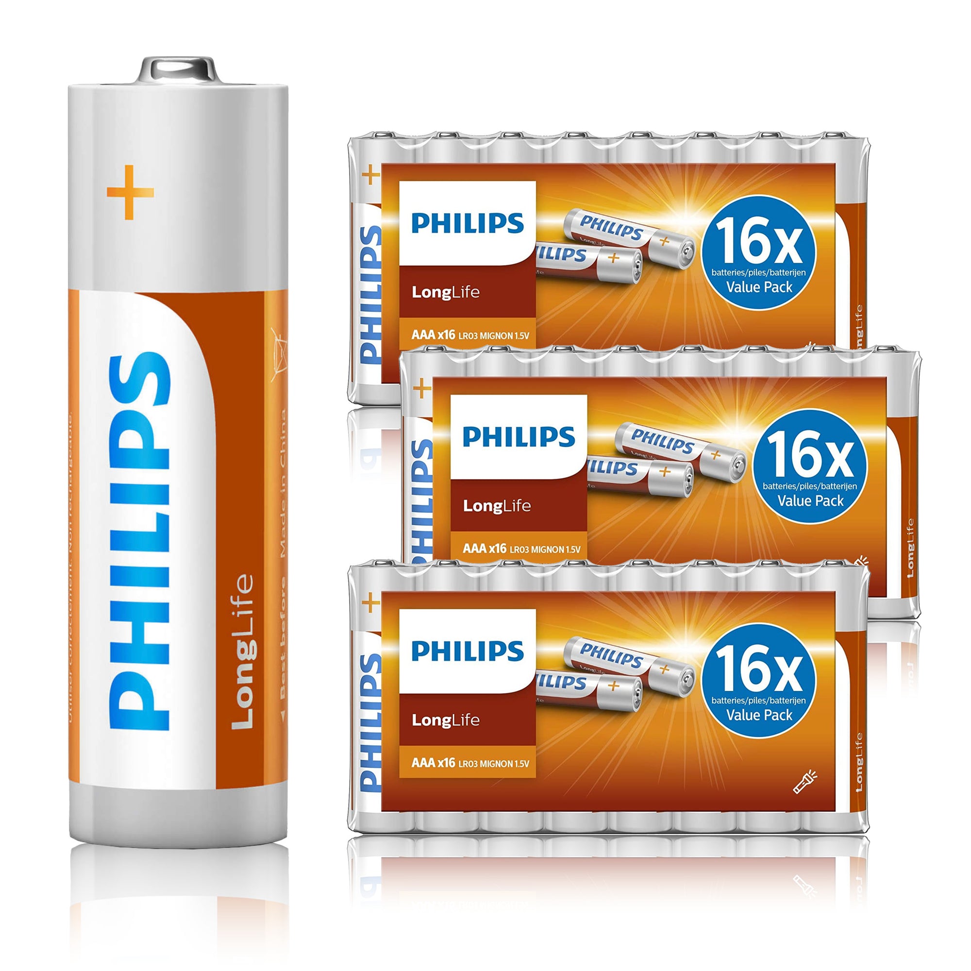 PHILIPS BATTERIJEN AAA 48 STUKS - Tuincentrum Lopik