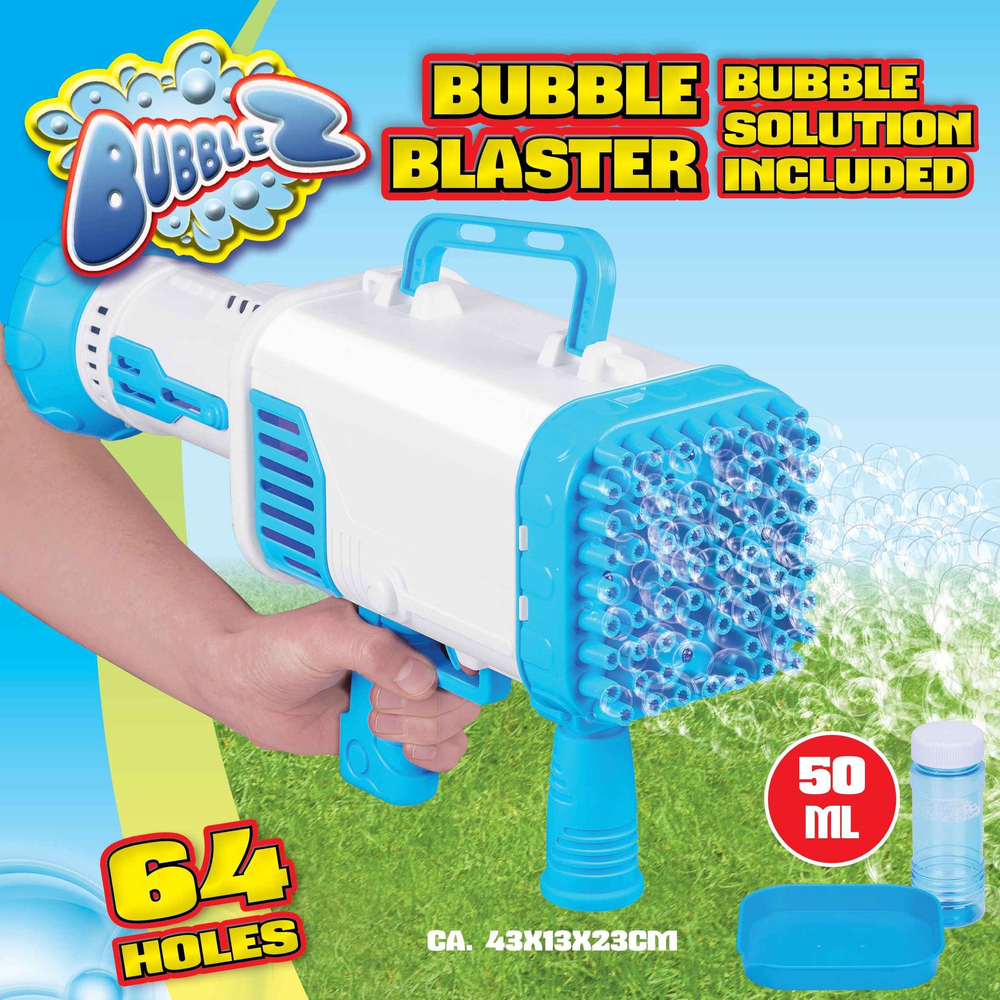 BUBBLEZ BUBBLE BLASTER BELLENBLAAS PISTOOL 43 CM - Tuincentrum Lopik
