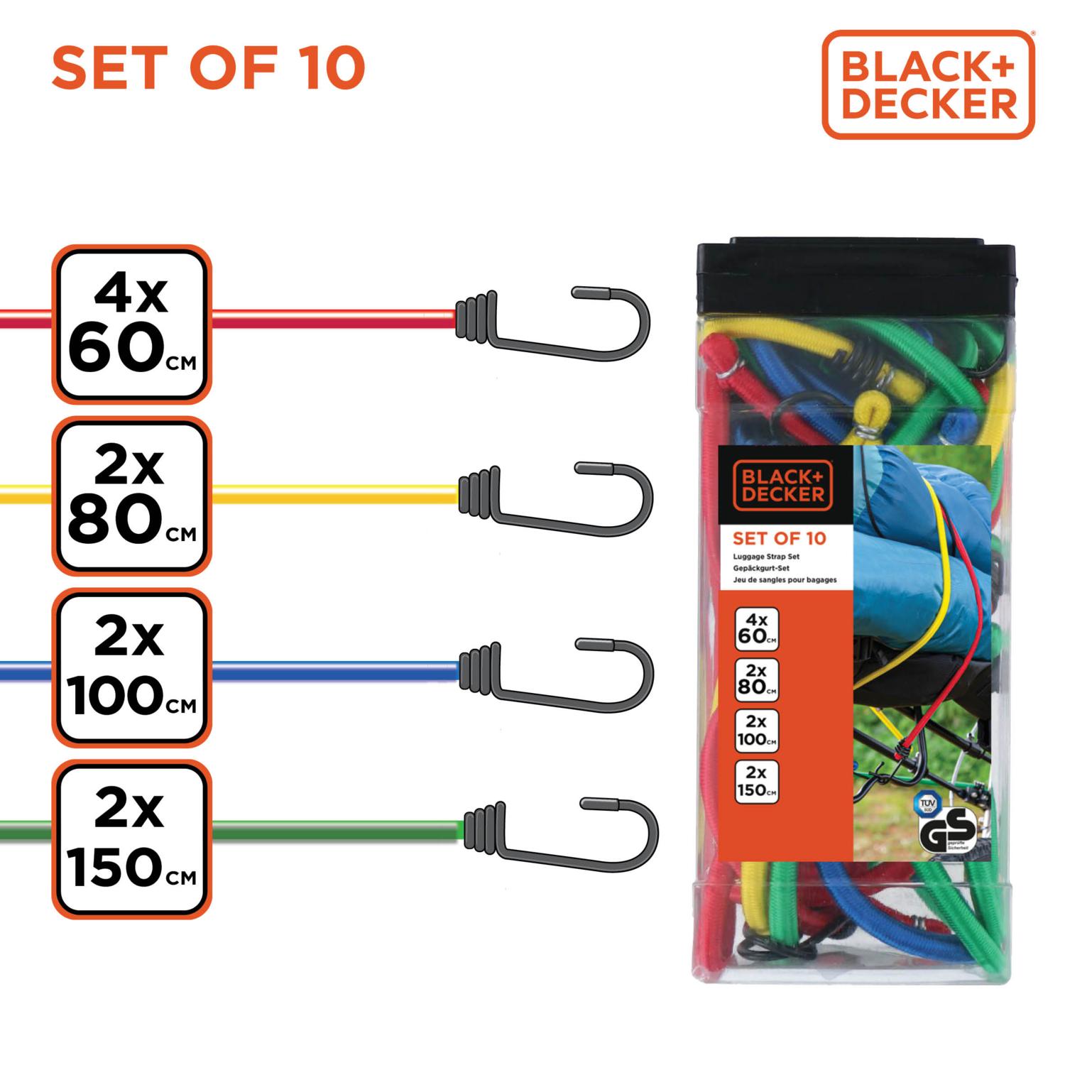 BLACK+DECKER SNELBINDERS SET 10 STUKS - Tuincentrum Lopik