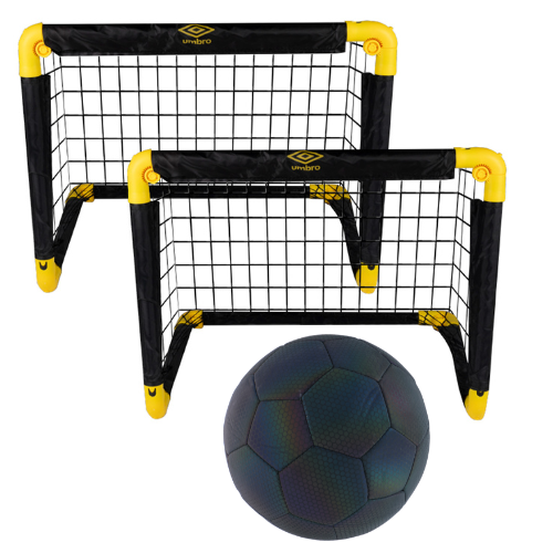 UMBRO VOETBALDOELTJES SET 2 STUKS 50X44X44CM OPVOUWBAAR - Tuincentrum Lopik