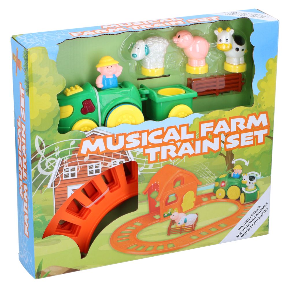 EDDY TOYS BOERDERIJ TREINSET 15-DELIG MET BATTERIJ - Tuincentrum Lopik