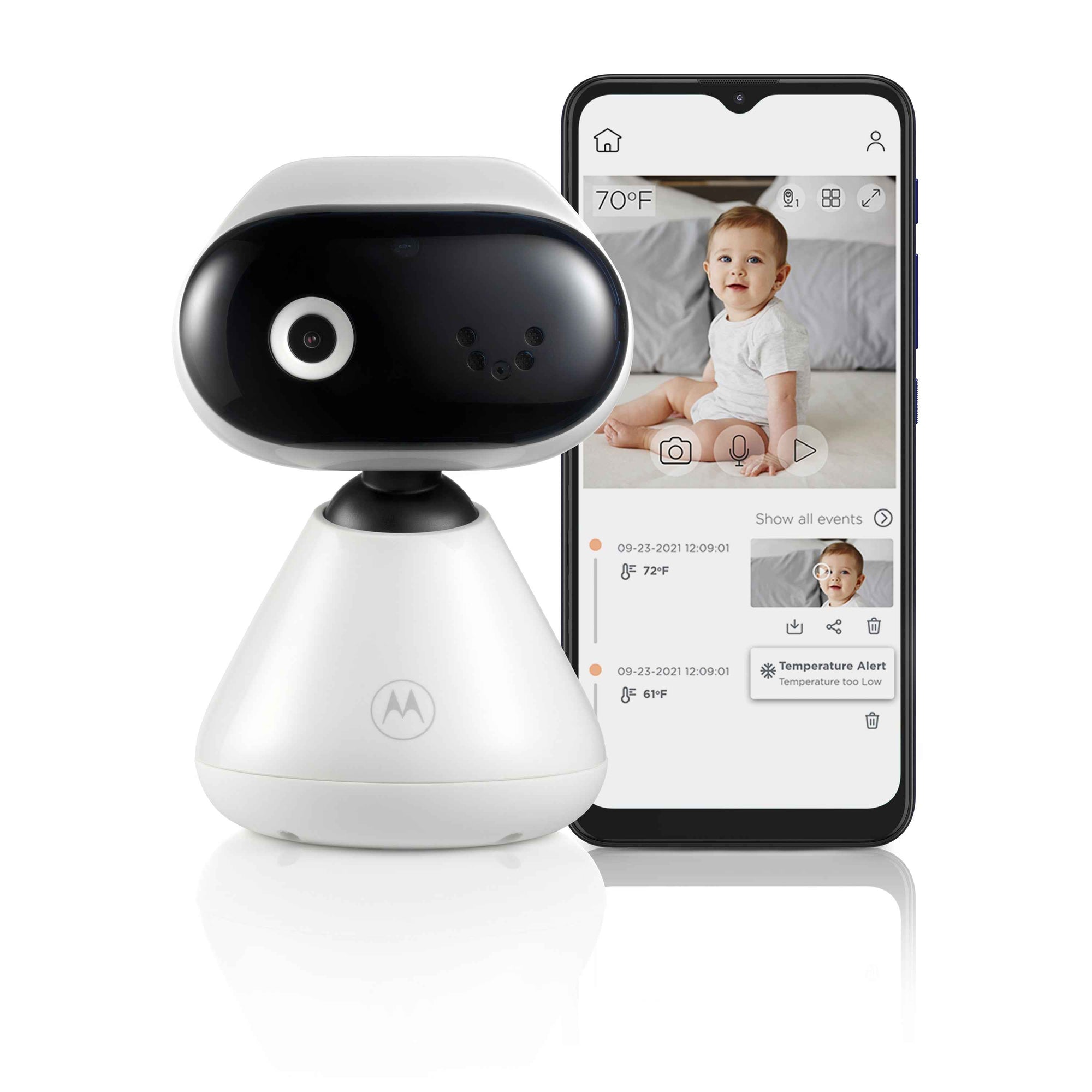 MOTOROLA VIDEO BABYFOON PIP1000 WIT - Tuincentrum Lopik