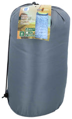 CAMP ACTIVE SLEEPING BAG ENVELOPE GREY/YELLOW - Tuincentrum Lopik