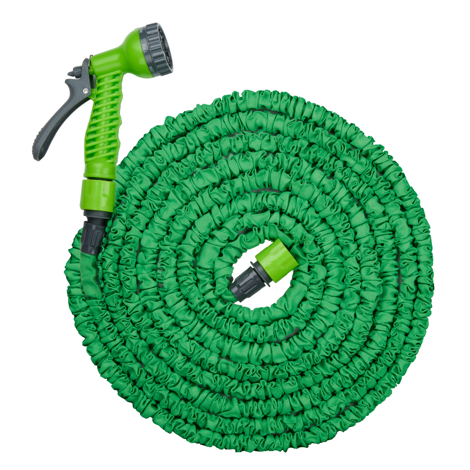 KINZO TUINSLANG SET ELASTISCH 7,5–15 METER - Tuincentrum Lopik
