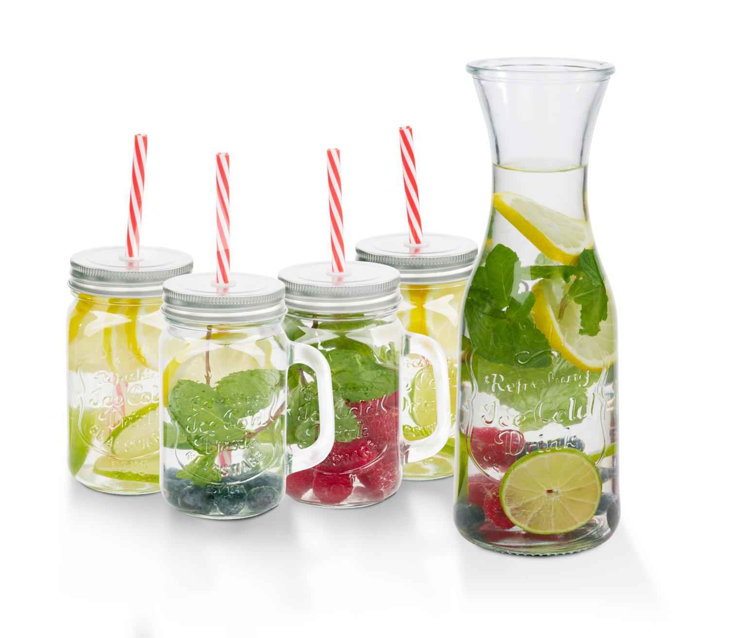 ALPINA DRINKGLAZEN SET 420ML MET KARAF 1L - Tuincentrum Lopik