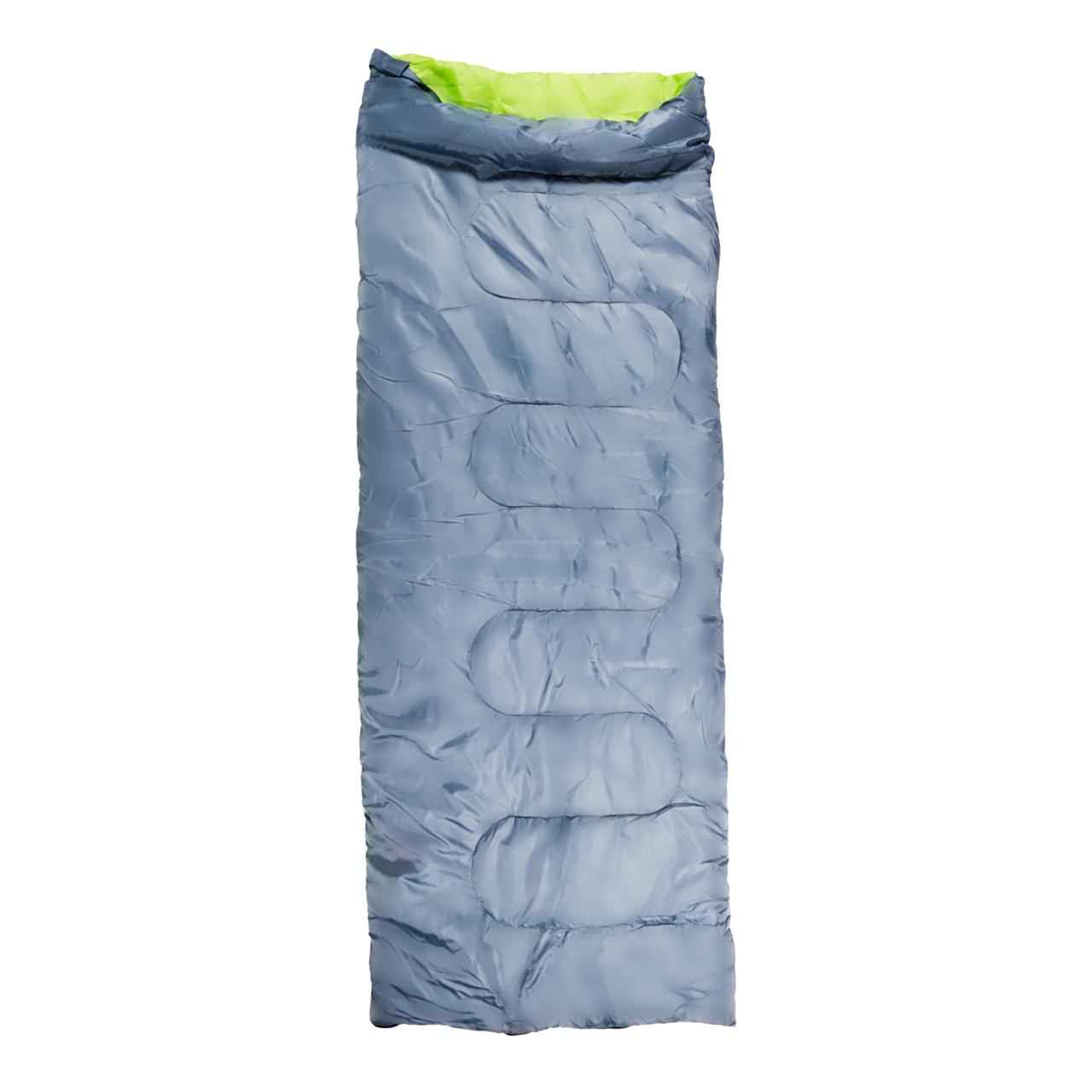 CAMP ACTIVE SLEEPING BAG ENVELOPE GREY/YELLOW - Tuincentrum Lopik