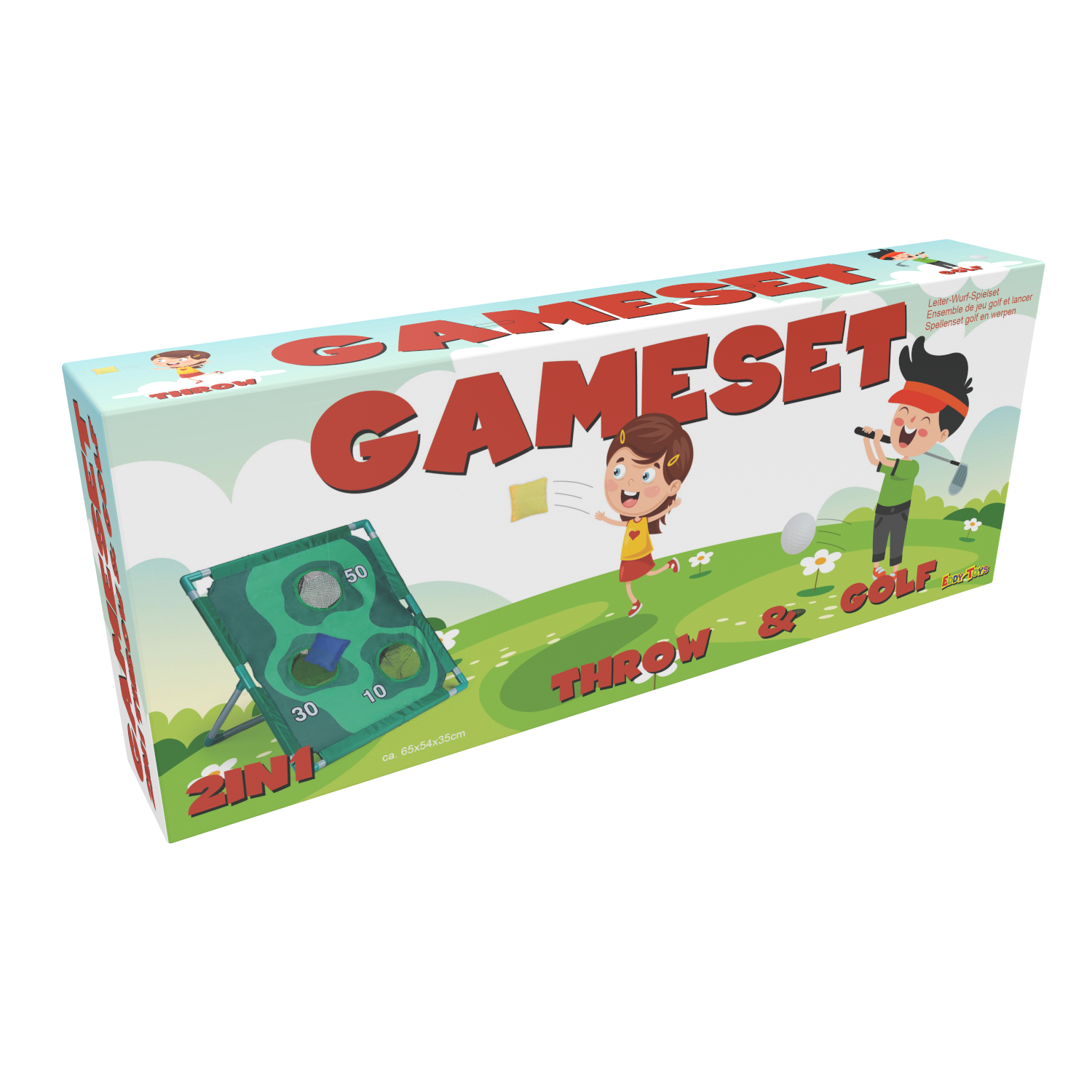 EDDY TOYS GOLF & THROW TARGET 2-IN-1 GAME - Tuincentrum Lopik