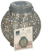 ARTI CASA SOLAR LANTAARN GRIJS Ø14,5 CM - Tuincentrum Lopik