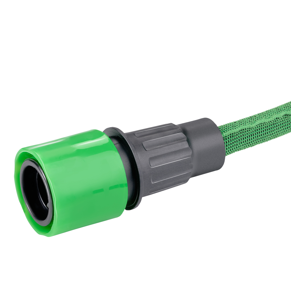 KINZO TUINSLANG SET ELASTISCH 7,5–15 METER - Tuincentrum Lopik