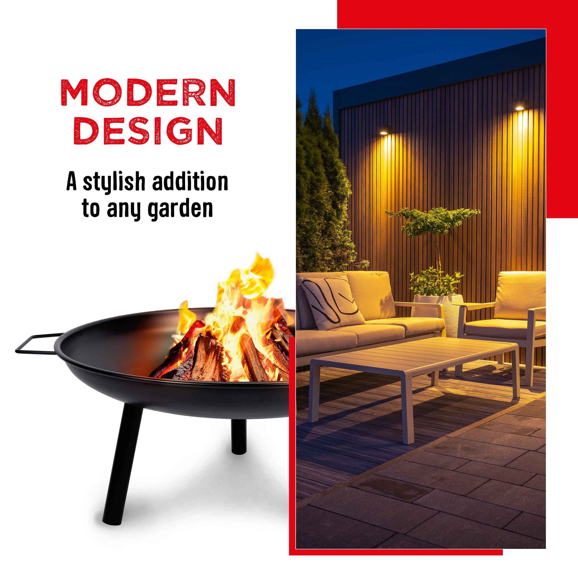 ALPINA FIREPIT 60X60X29CM - Tuincentrum Lopik