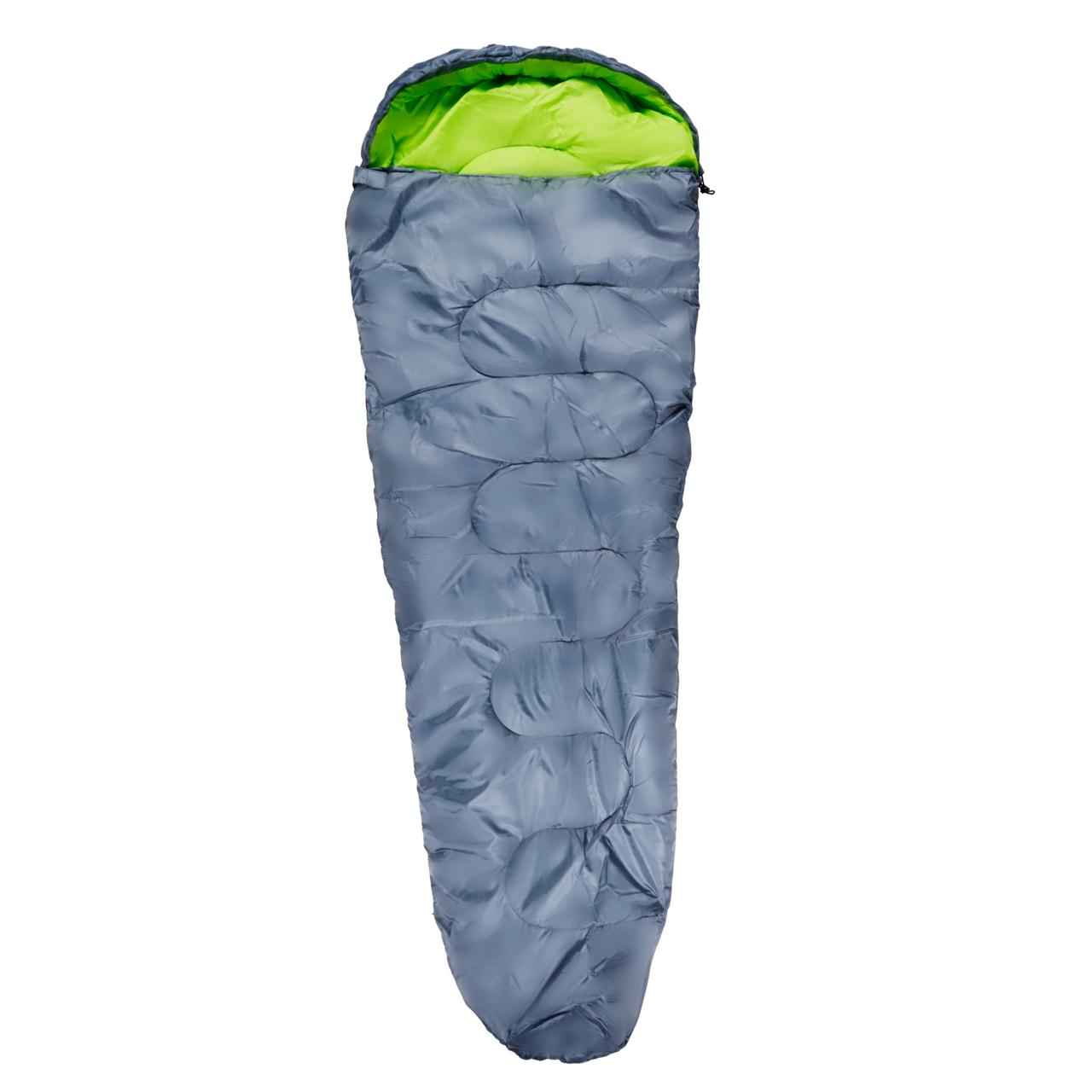 CAMP ACTIVE MUMMY SLAAPZAK GEEL/GRIJS 210X80CM - Tuincentrum Lopik