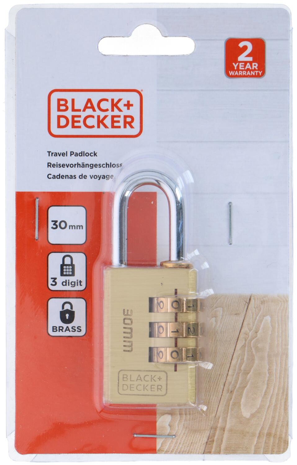 BLACK+DECKER HANGSLOT 30MM MESSING - Tuincentrum Lopik