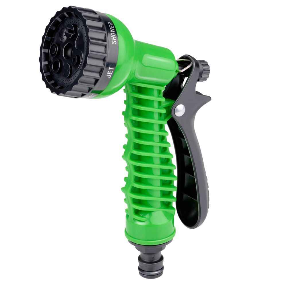 KINZO FLEXIBELE TUINSLANG ELASTISCH 5–10 METER GRIJS/GROEN - Tuincentrum Lopik