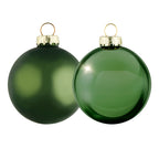 ARTI CASA KERSTBALLEN GLAS GROEN 6 STUKS Ø8CM - Tuincentrum Lopik