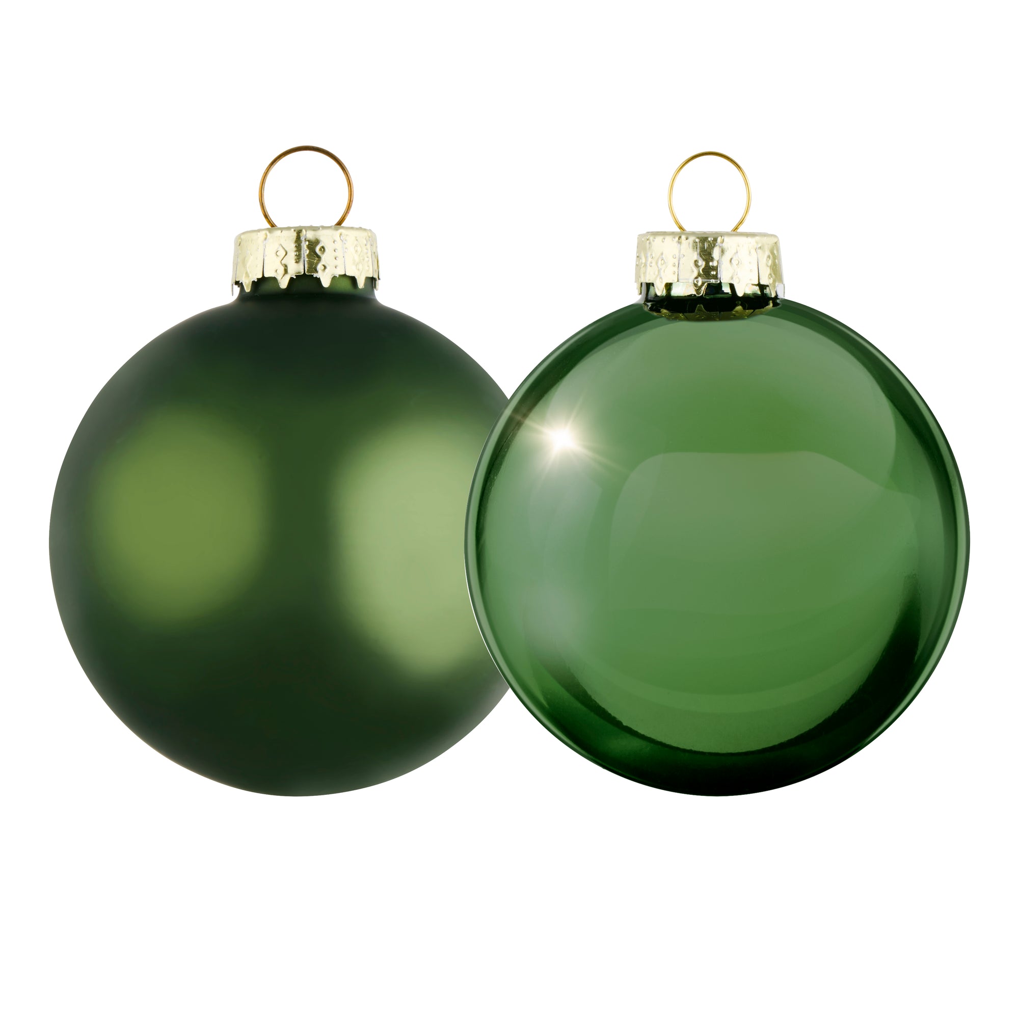 ARTI CASA KERSTBALLEN GLAS GROEN 6 STUKS Ø8CM - Tuincentrum Lopik
