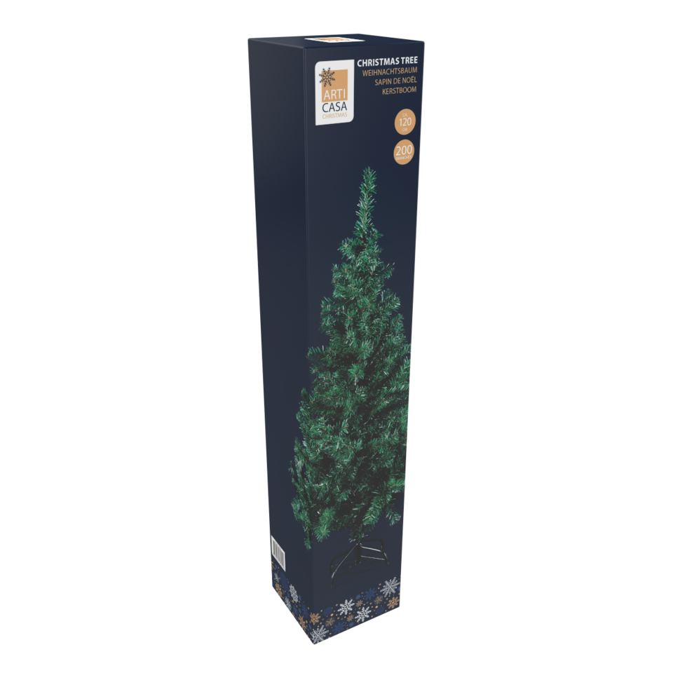 ARTI CASA KUNSTKERSTBOOM 120CM 200 TAKKEN - Tuincentrum Lopik