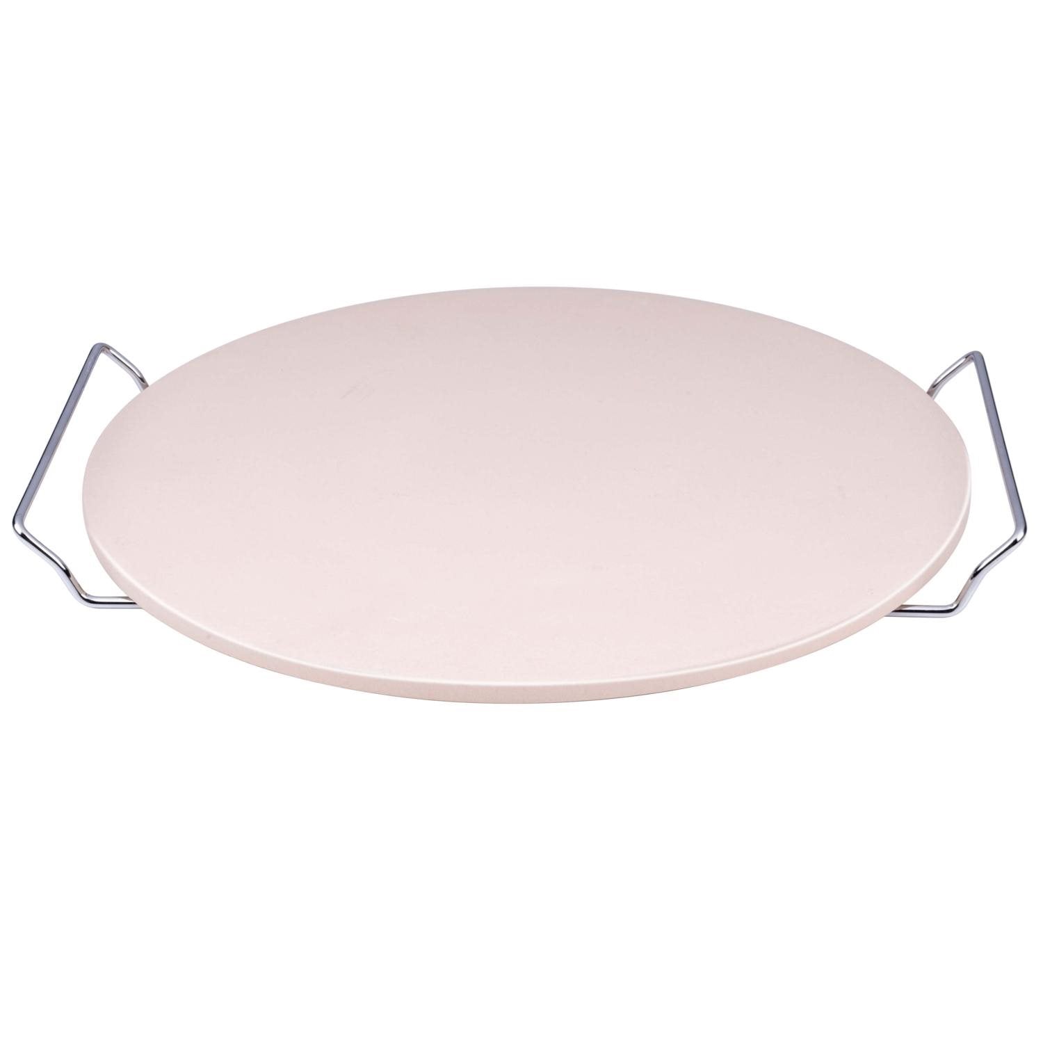ALPINA PIZZASTEEN Ø33CM MET METALEN HOUDER - Tuincentrum Lopik