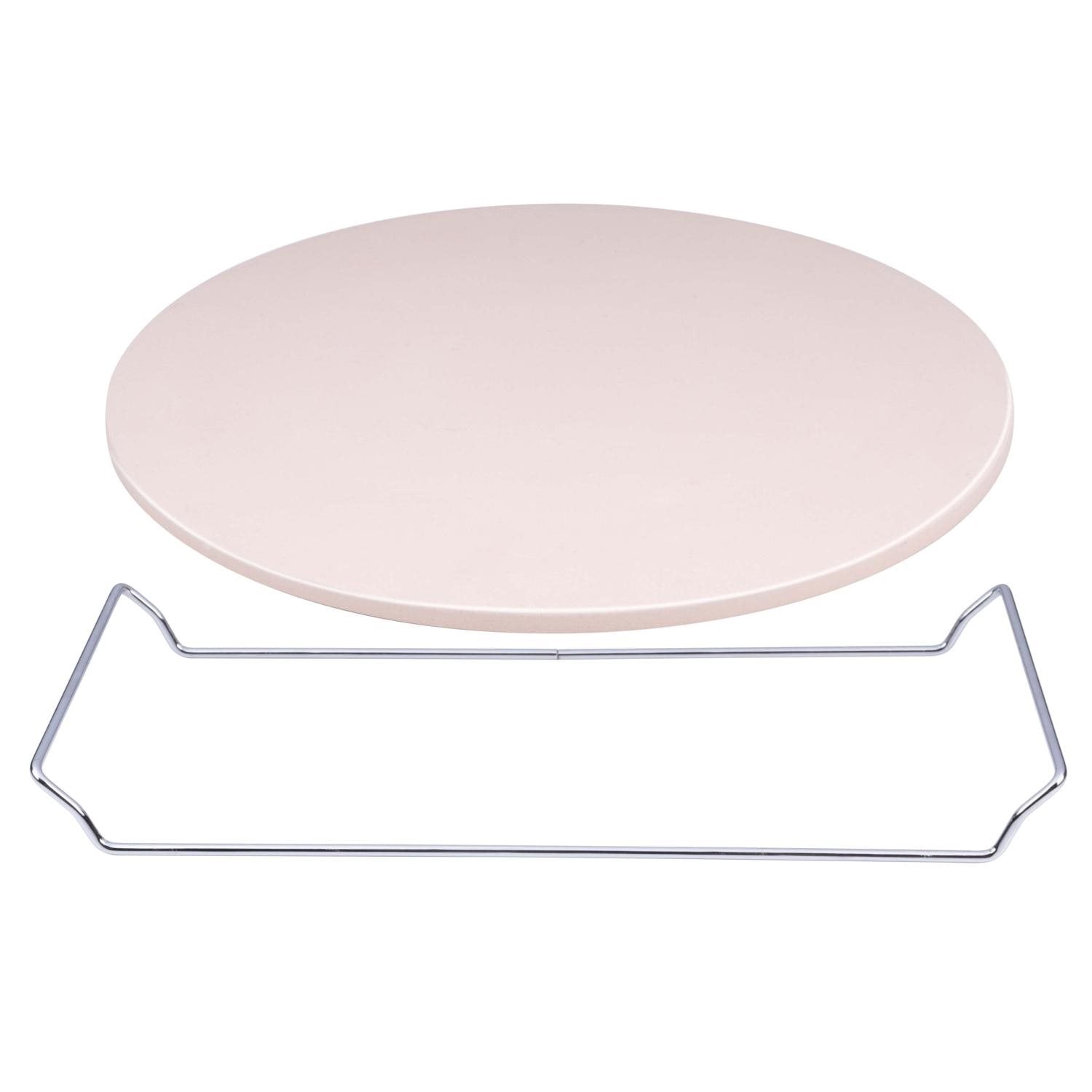 ALPINA PIZZASTEEN Ø33CM MET METALEN HOUDER - Tuincentrum Lopik