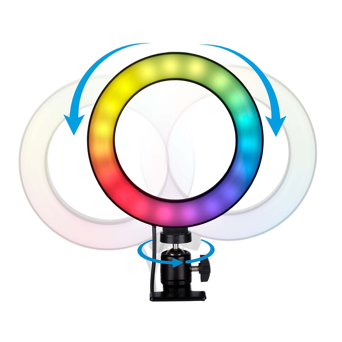 GRUNDIG RGB RINGLAMP 15,6CM MET KLEM EN AFSTANDSBEDIENING - Tuincentrum Lopik