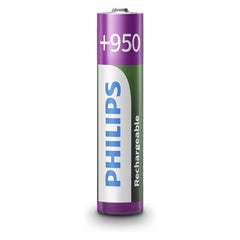 PHILIPS BATTERIJ AAA 4 STUKS OPLAADBAAR - Tuincentrum Lopik