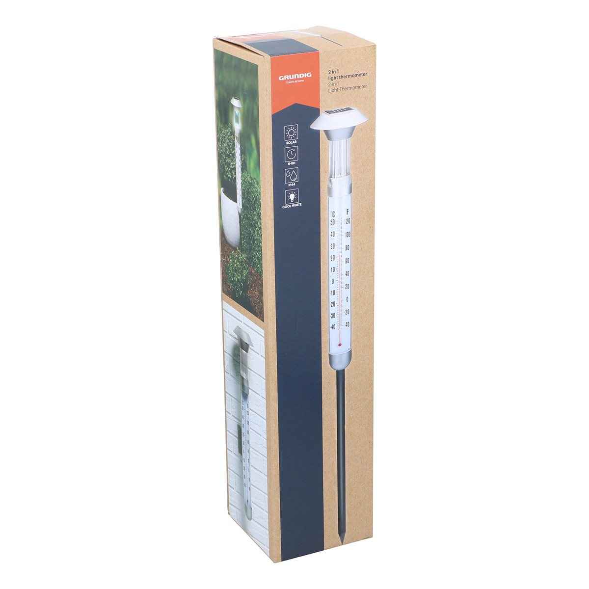 GRUNDIG SOLAR THERMOMETER LED 2-IN-1 - Tuincentrum Lopik