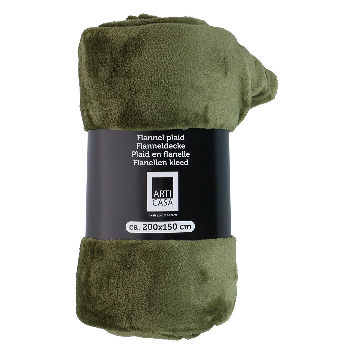 ARTI CASA PLAID FLANNEL DARK GREEN - Tuincentrum Lopik