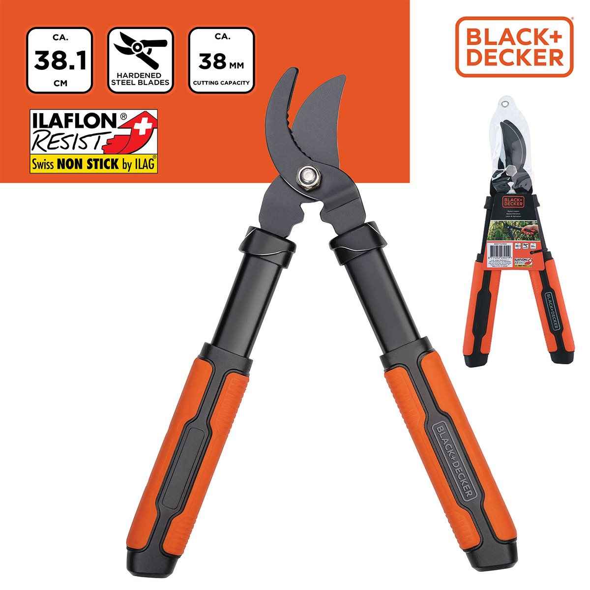 BLACK+DECKER BYPASS LOPPER 38CM - Tuincentrum Lopik