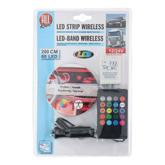 ALL RIDE LED STRIP 2 METER 60 LED RGB 16 KLEUREN MET AFSTANDSBEDIENING - Tuincentrum Lopik