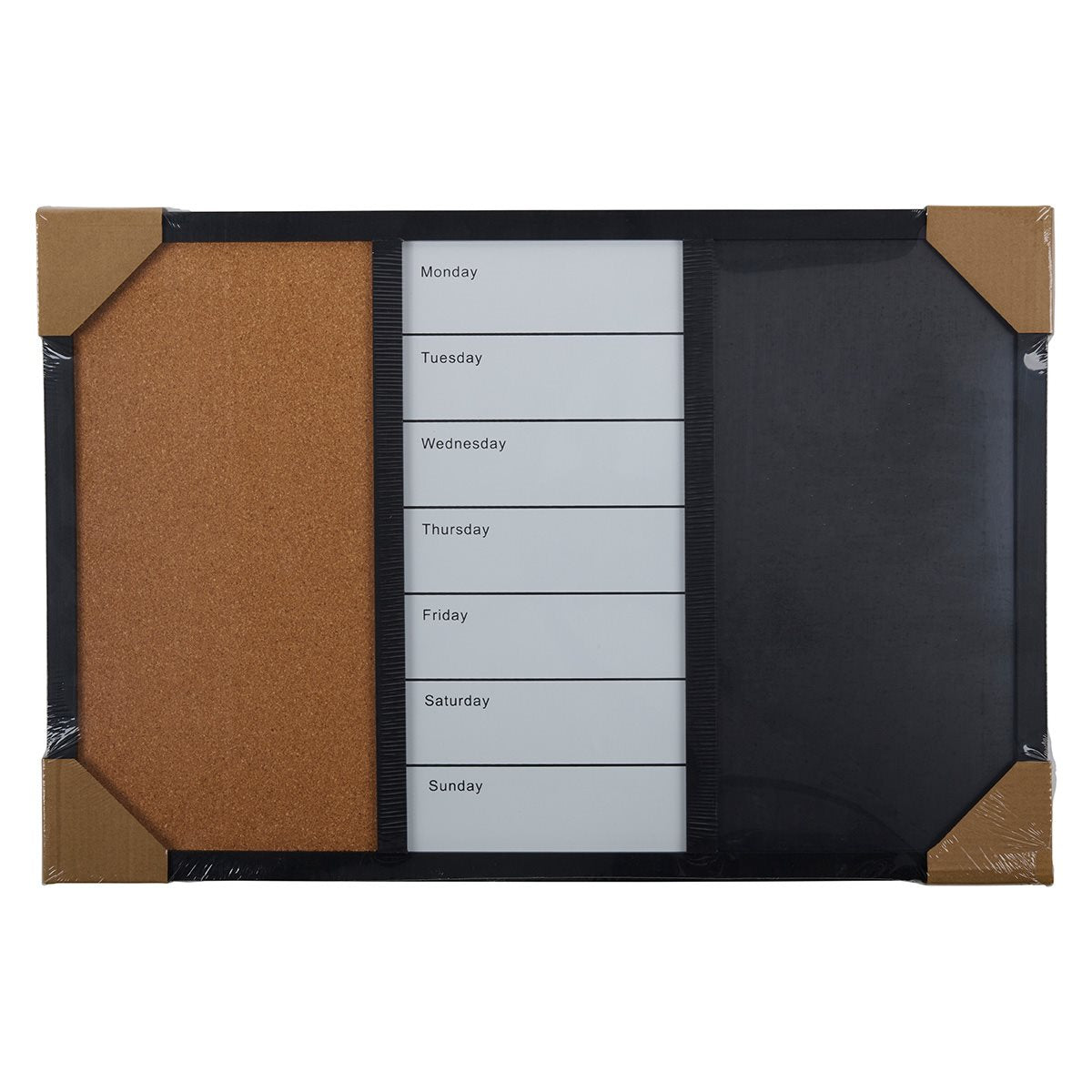 ARTI CASA PLANBORD COMBO 3-IN-1 KRIJTBORD WHITEBOARD PRIKBORD 60X40CM - Tuincentrum Lopik
