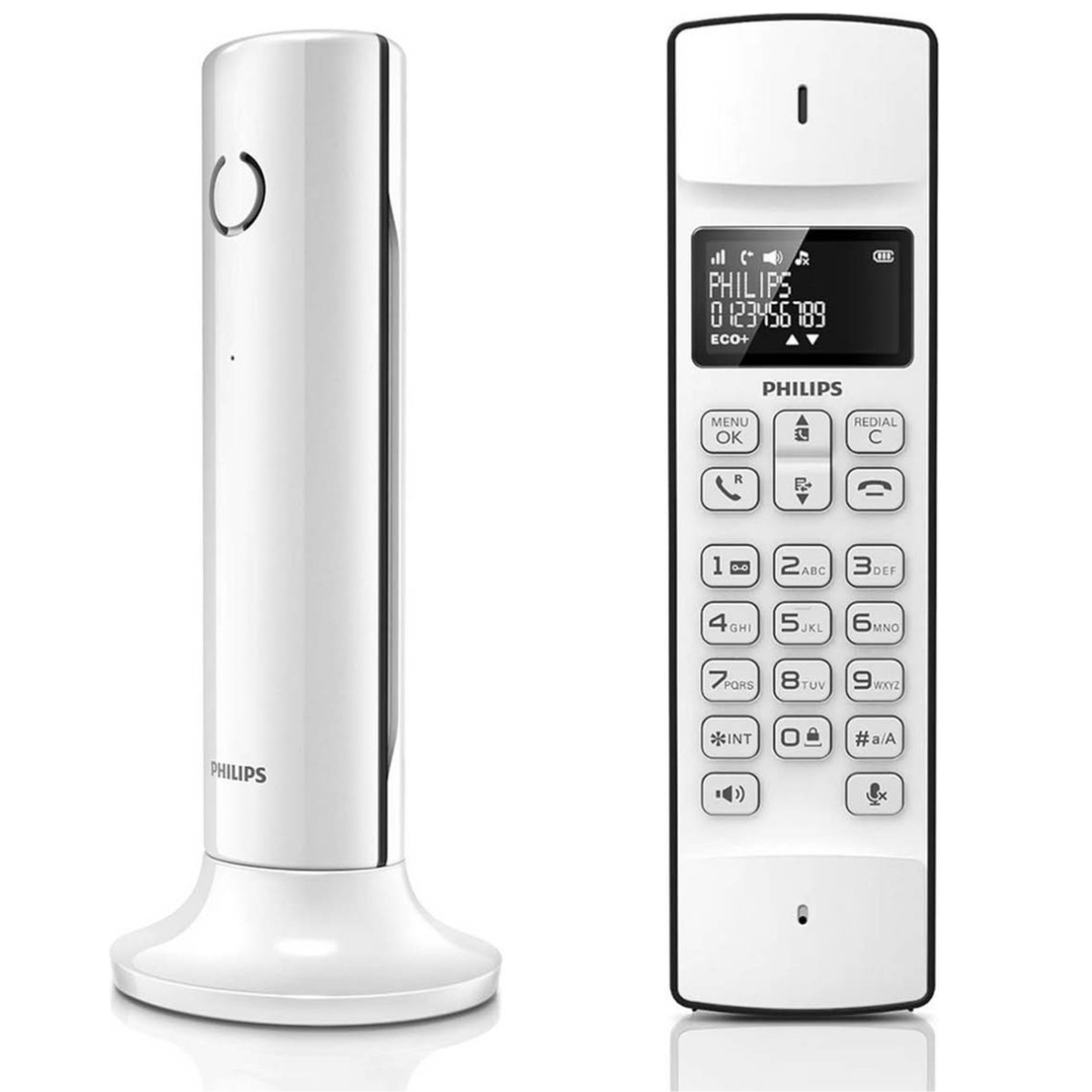 PHILIPS M4501W/01 DRAADLOZE DECT TELEFOON MET ECO+ MODUS WIT - Tuincentrum Lopik