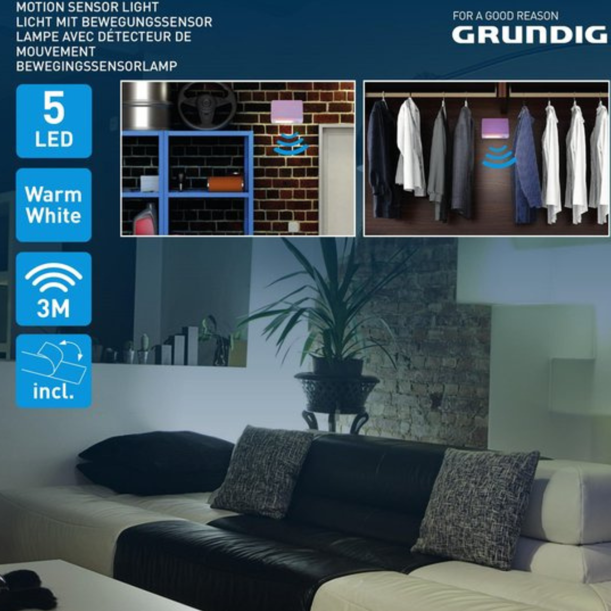 Motion Sensor 5 Led Ab - Tuincentrum Lopik