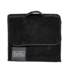 BLACK+DECKER AUTO ORGANIZER KOFFERBAK OPBERGER 29X15X30CM MET HANDVAT ZWART - Tuincentrum Lopik