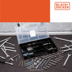 BLACK+DECKER BOUTEN & MOEREN SET 450 STUKS RVS GESORTEERD - Tuincentrum Lopik