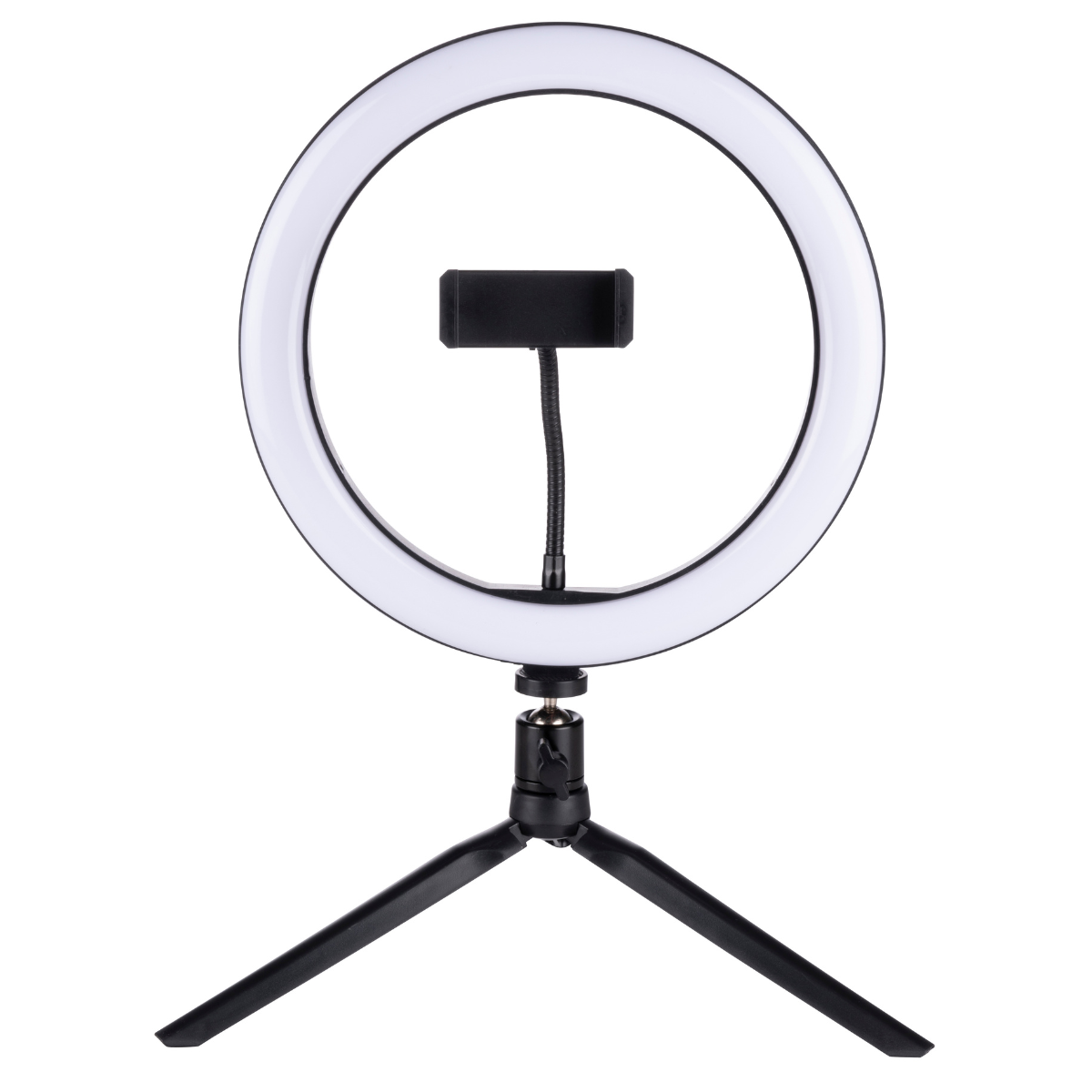 GRUNDIG SELFIE RINGLAMP 120 LED MET STATIEF EN TELEFOONHOUDER - Tuincentrum Lopik