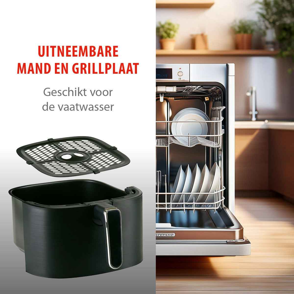 ALPINA AIR FRYER 6L 1600W - Tuincentrum Lopik