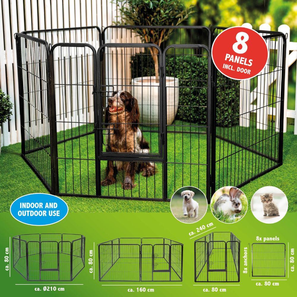 MAXXPRO OPVOUWBARE HONDENKENNEL DIA210X80CM - Tuincentrum Lopik