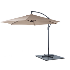 LIFETIME GARDEN ZWEEFPARASOL 3M TAUPE - Tuincentrum Lopik