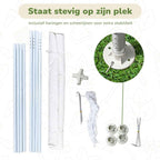 KINZO GAZEBO PARTYTENT 3X3X2,5M - Tuincentrum Lopik