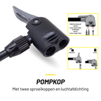 DUNLOP STAANDE FIETSPOMP 65CM MET MANOMETER - Tuincentrum Lopik