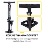 DUNLOP STAANDE FIETSPOMP 65CM MET MANOMETER - Tuincentrum Lopik