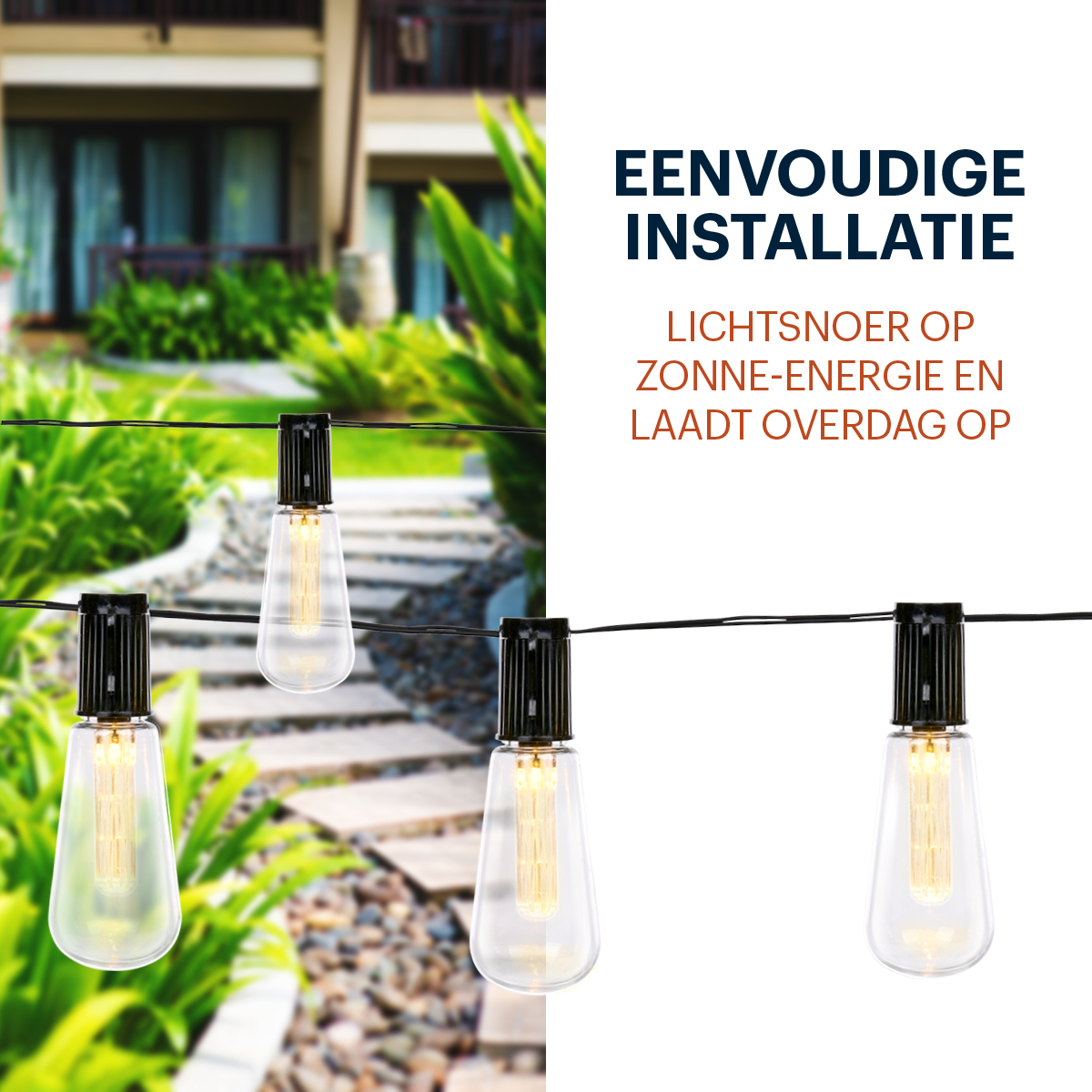 GRUNDIG SOLAR LICHTSNOER 3,35 M - Tuincentrum Lopik