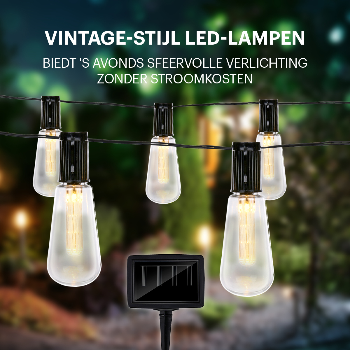 GRUNDIG SOLAR LICHTSNOER 3,35 M - Tuincentrum Lopik